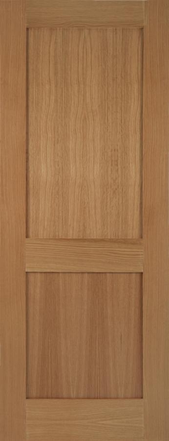 Marlborough 2 Panel (Shaker) Internal Oak Door